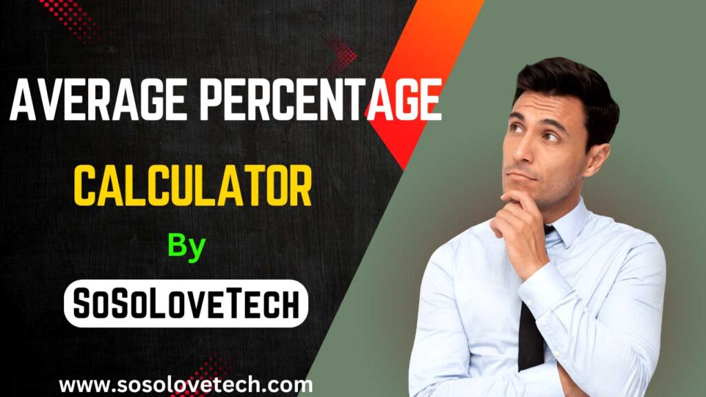 Average Percentage Calculator Online