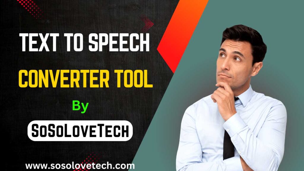 Text to Speech Converter Tool