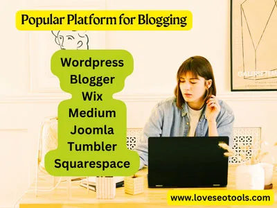 Girl thinking about Popular Platform for Blogging