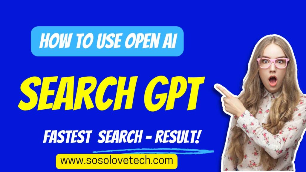 Open AI SearchGPT