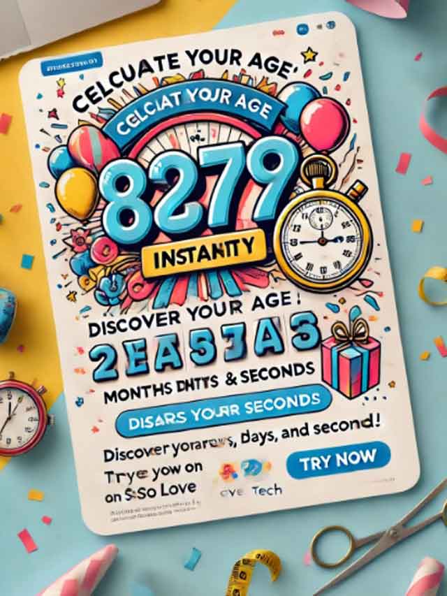 Calculate Your Exact Age with Birthday Age Calculator Online
