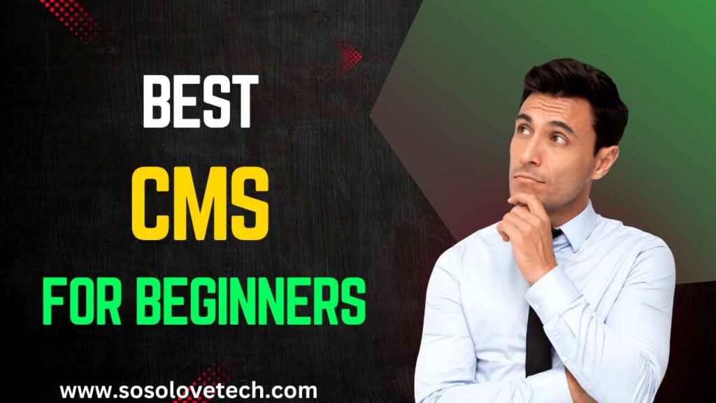 Best CMS for Beginners www.sosolovetech.com